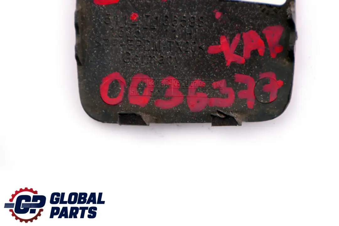 BMW 1 Series E81 E87 LCI Flap Towing Eye Rear Bumper Karmesinrot Red 7166598 - SKU P0036377-KAR - Part number 0036377