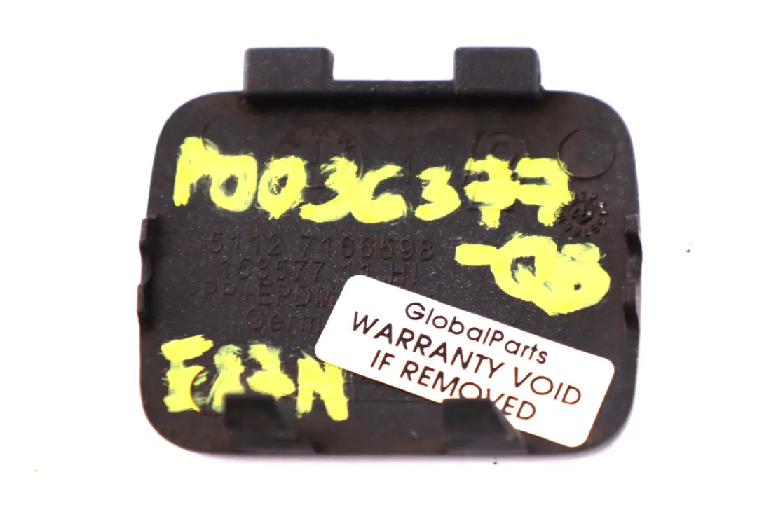 Klappe Abschleppöse Hintenstoßstange Quarzblau Quarz 7166598 für BMW E81 E87 LCI mit Teilenummer 0036377 BMW E81 E87 LCI Klappe Abschleppöse Hintenstoßstange Quarzblau Quarz 7166598 - SKU P0036377-QB - Teilenummer 0036377