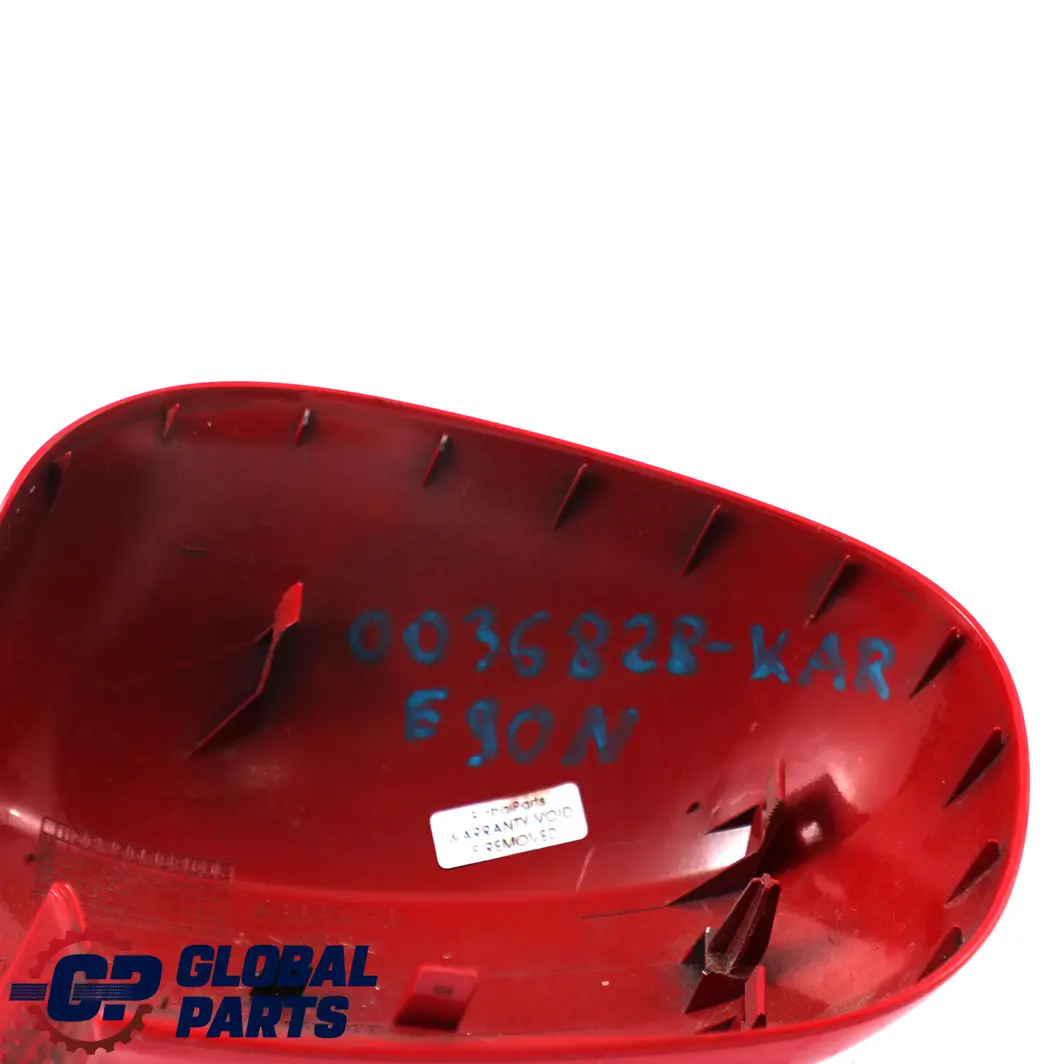 Copertura Destro Specchietto Karmesinrot Rosso Cremisi A61 per BMW E90 E91 LCI con numero di parte 0036828 BMW E90 E91 LCI Copertura Destro Specchietto Karmesinrot Rosso Cremisi A61 - SKU P0036828-KAR - Numero di parte 0036828