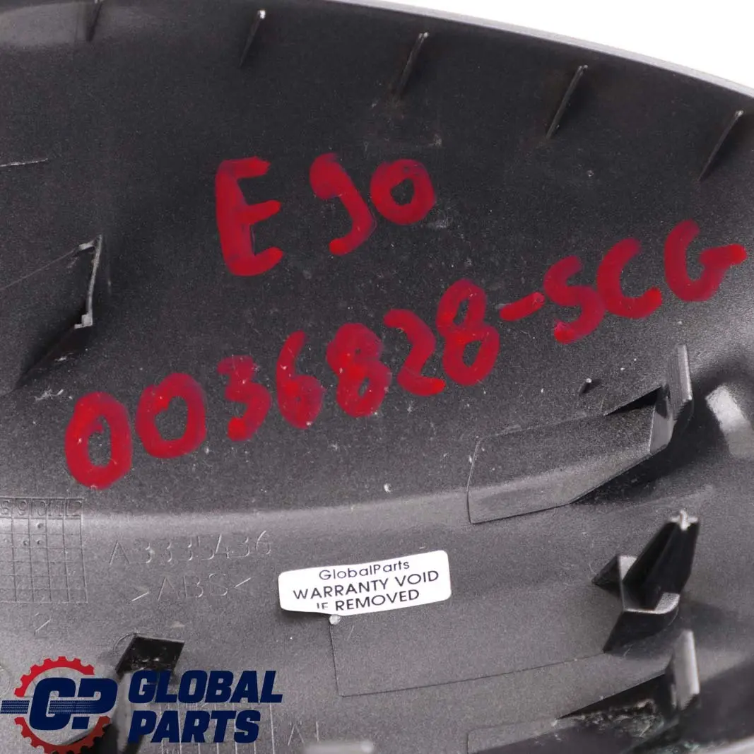 Right Cover Cap O/S Casing Wing Mirror Spacegrau Grey A52 to BMW 3 E90 E91 LCI with Part number 0036828 BMW 3 E90 E91 LCI Right Cover Cap O/S Casing Wing Mirror Spacegrau Grey A52 - SKU P0036828-SCG - Part number 0036828