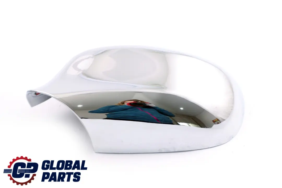 BMW 3 Series E90 E91 LCI Left Right Cover Set N/O/S Casing Wing Mirror Chrome - SKU P0036828-SET - Part number 0036828