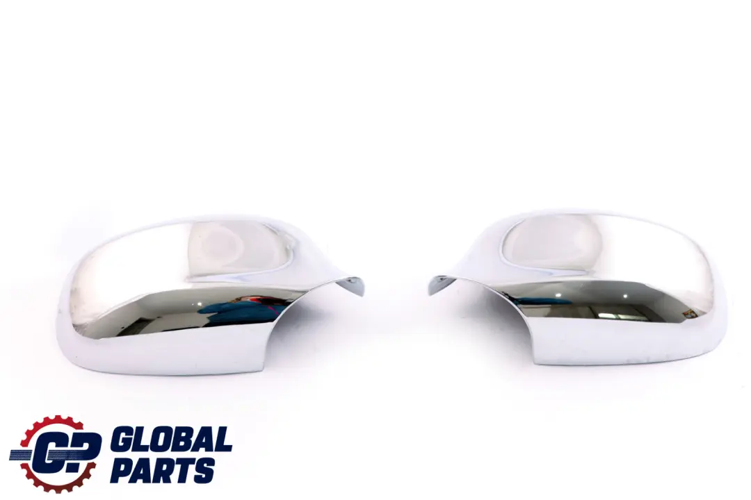 BMW 3 Series E90 E91 LCI Left Right Cover Set N/O/S Casing Wing Mirror Chrome - SKU P0036828-SET - Part number 0036828