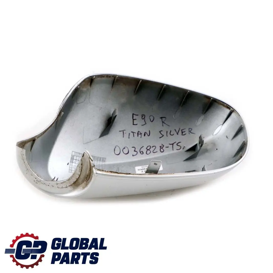 Abdeckkappe Rechts Titansilber Metallic 354 Silber für BMW 3 er E90 E91 LCI 1 mit Teilenummer 0036828 BMW 3 er E90 E91 LCI 1 Abdeckkappe Rechts Titansilber Metallic 354 Silber - SKU P0036828-TS - Teilenummer 0036828