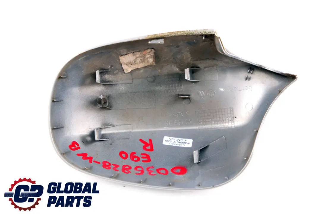 Right Cover Cap O/S Casing Wing Mirror Bluewater Blue to BMW 3 Series E90 E91 LCI with Part number 0036828 BMW 3 Series E90 E91 LCI Right Cover Cap O/S Casing Wing Mirror Bluewater Blue - SKU P0036828-WB - Part number 0036828