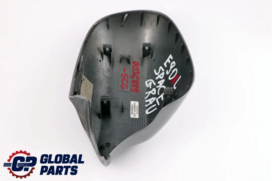 BMW 3 Series E90 E91 LCI Left Cover Cap N/S Casing Wing Mirror Spacegrau Grey - SKU P0036829-SCG - Part number 0036829