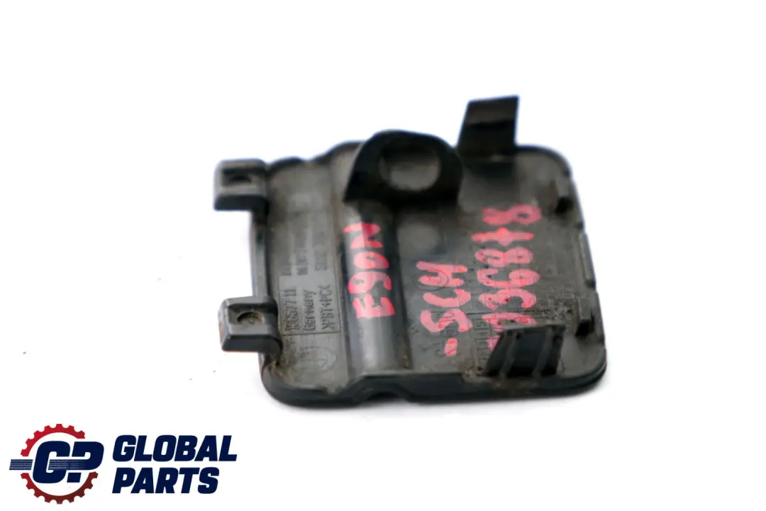 BMW 3 Series E90 LCI Flap Towing Eye Rear Bumper Schwarz 2 Black 668 7202671 - SKU P0036878-SCH - Part number 0036878