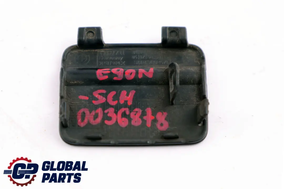 BMW 3 Series E90 LCI Flap Towing Eye Rear Bumper Schwarz 2 Black 668 7202671 - SKU P0036878-SCH - Part number 0036878