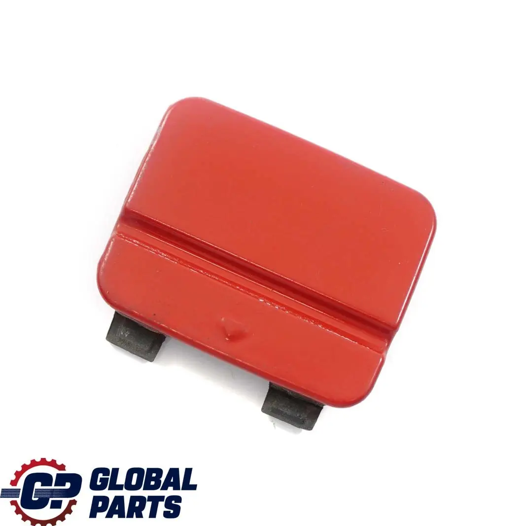 Flap Towing Eye Rear Bumper Karmesinrot Crimson Red A61 to BMW 3 E91 LCI with Part number 7202672 BMW 3 E91 LCI Flap Towing Eye Rear Bumper Karmesinrot Crimson Red A61 - SKU P0036882-KAR - Part number 7202672