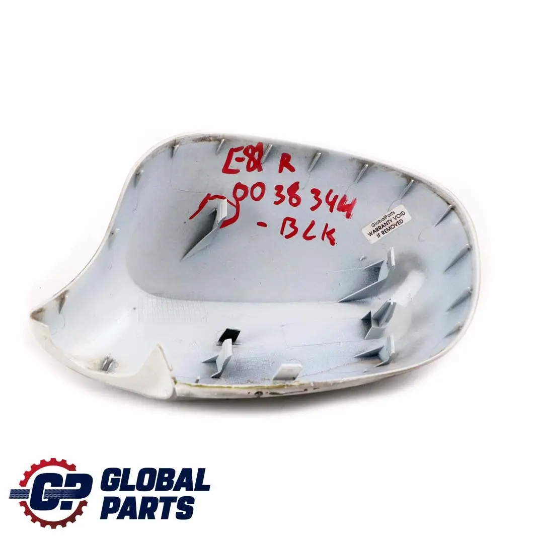 BMW 1 Series E81 E82 E87 LCI E88 Right O/S Cover Casing Wing Mirror Black - SKU P0038344-BLK - Part number 0038344