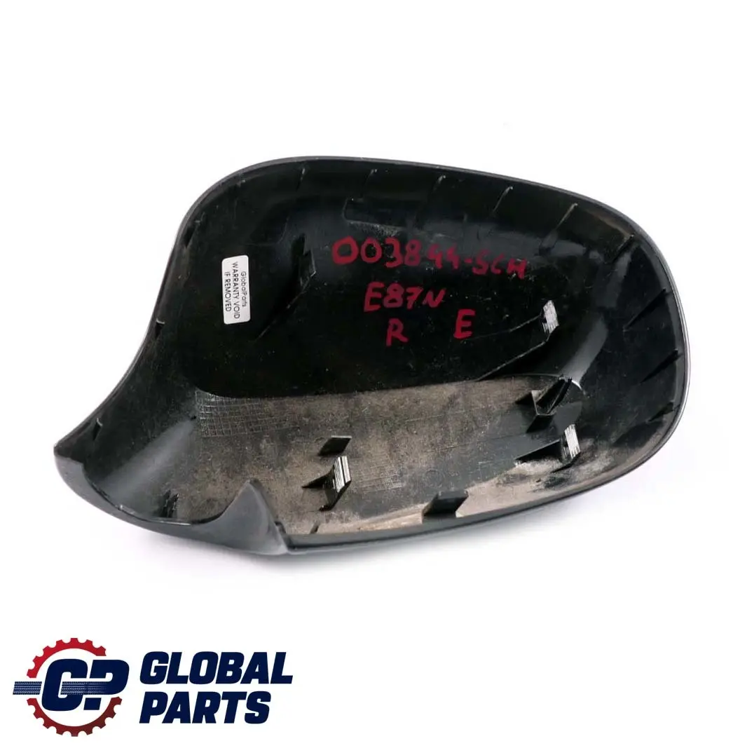 BMW E81 E87 LCI Right O/S Cover Casing Wing Mirror Schwarz 2 Black 668 - SKU P0038344-SCH - Part number 0038344