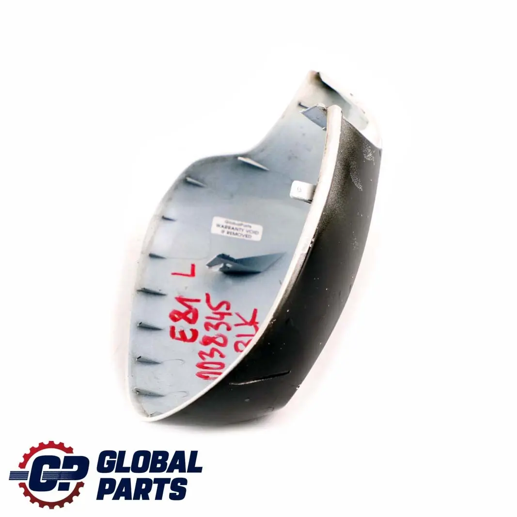 Left N/S Cover Casing Wing Mirror Black to BMW 1 Series E81 E82 E87 LCI E88 with Part number 0038345 BMW 1 Series E81 E82 E87 LCI E88 Left N/S Cover Casing Wing Mirror Black - SKU P0038345-BLK - Part number 0038345