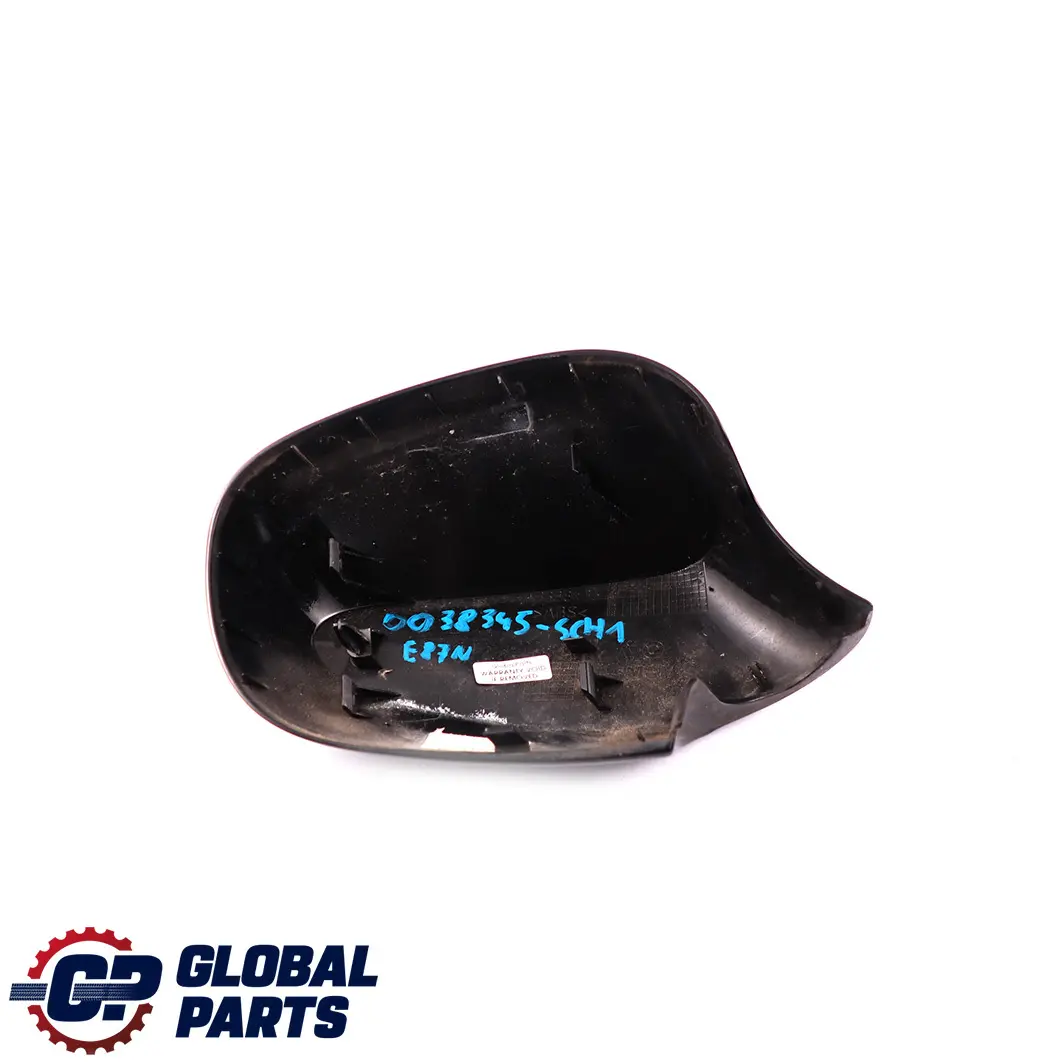 BMW 1 E81 E87N LCI Cover Cap Casing Left Wing Mirror N/S Schwarz 2 Black 668 - SKU P0038345-SCH1 - Part number 0038345