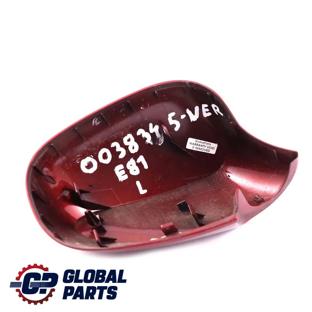 Tappo SX Vermilionrot Metallizzato - A82 Rosso per BMW E81 E82 E87 LCI con numero di parte 0038345 BMW E81 E82 E87 LCI Tappo SX Vermilionrot Metallizzato - A82 Rosso - SKU P0038345-VER - Numero di parte 0038345