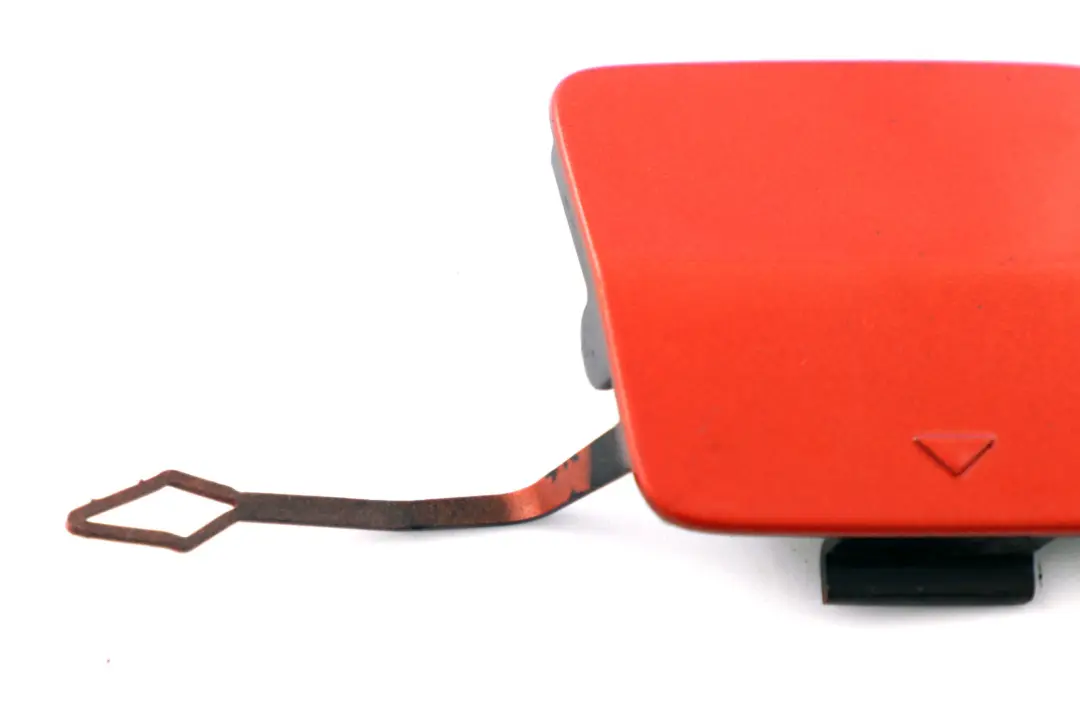 BMW 1 Series F20 F21 Front Bumper Flap Towing Eye Valencia Orange Metallic B44 - SKU P0038861-ORG - Part number 0038861