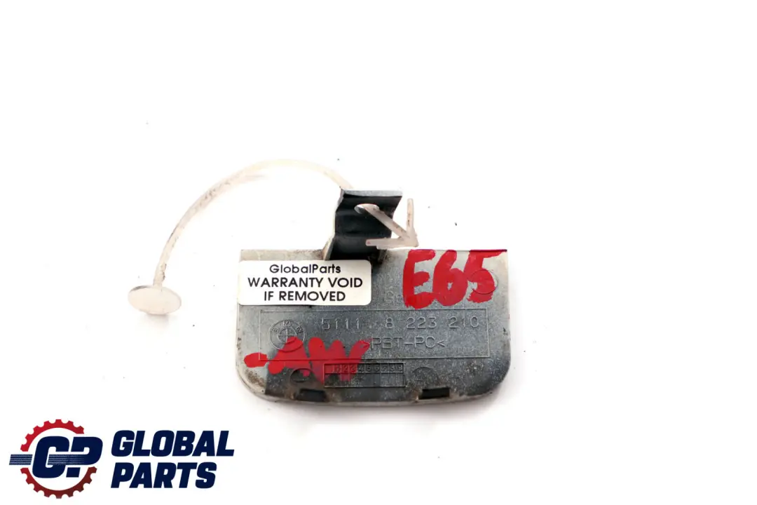 BMW 7 er E65 E66 Stossfänger Vorn Klappe Abschleppöse Alpinweiss 3 8223210 - SKU P0136428-AW - Teilenummer 0136428