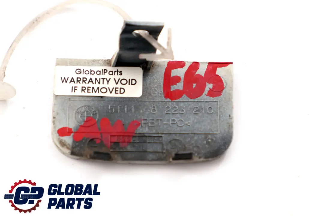 BMW 7 er E65 E66 Stossfänger Vorn Klappe Abschleppöse Alpinweiss 3 8223210 - SKU P0136428-AW - Teilenummer 0136428