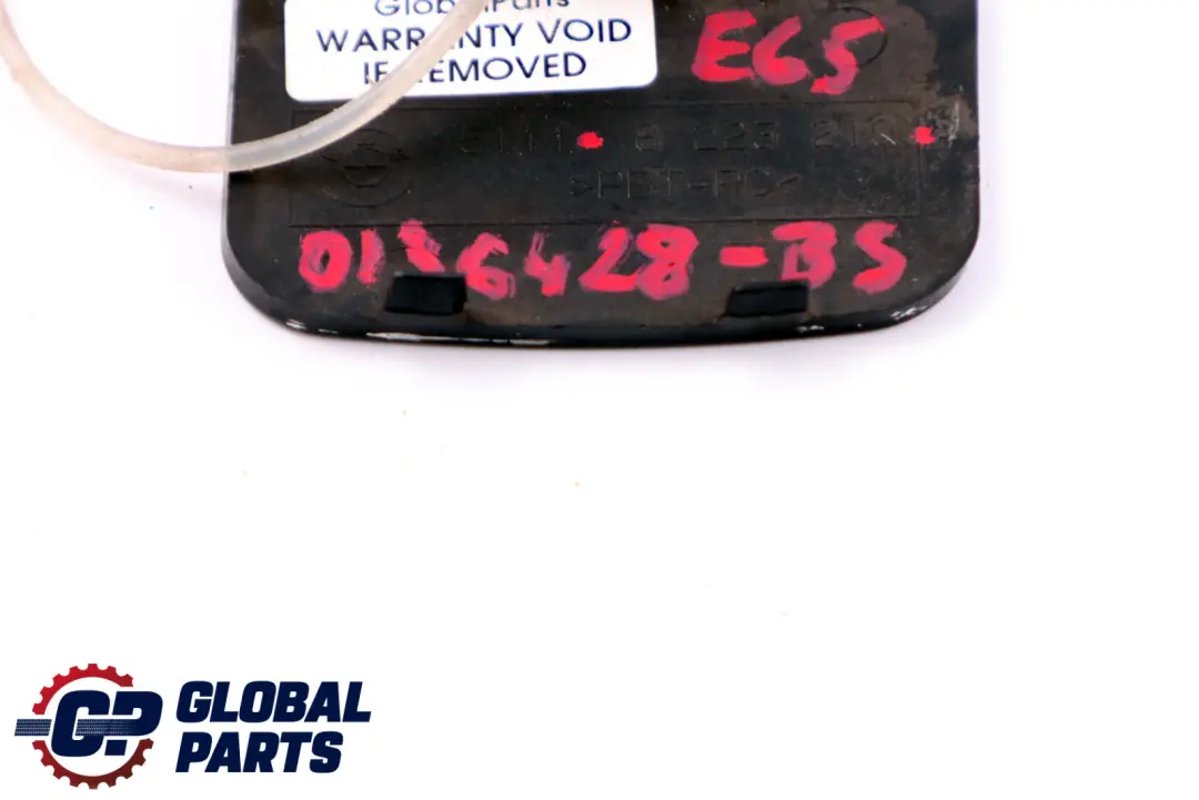BMW 7 Series E65 E66 Front Bumper Flap Towing Eye Black Sapphire 475 8223210 - SKU P0136428-BS - Part number 0136428