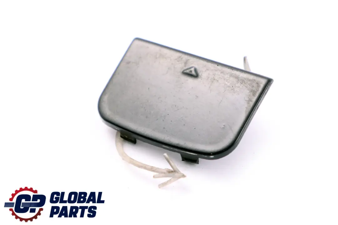 BMW 7 Series E65 E66 Front Bumper Flap Towing Eye Black Sapphire 475 8223210 - SKU P0136428-BS - Part number 0136428