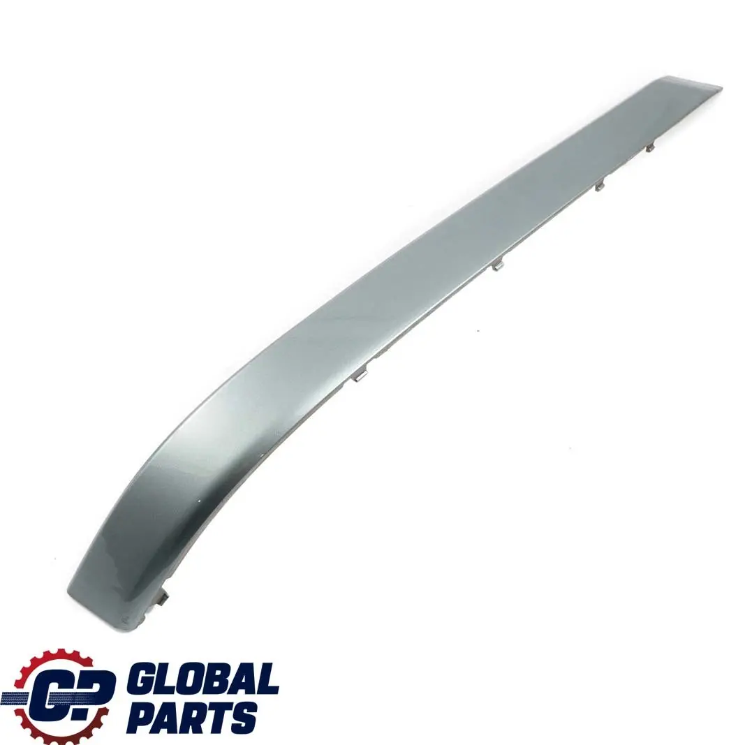 BMW 7 E65 E66 Front Bumper Guard Trim Strip Left N/S Schiefergruen Slate Green - SKU P0136458-SGM - Part number 0136458