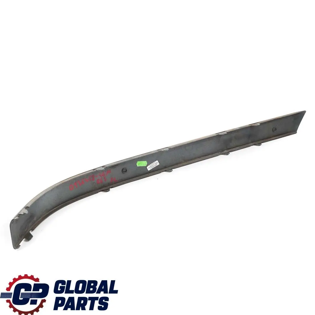 BMW 7 E65 E66 Front Bumper Guard Trim Strip Left N/S Schiefergruen Slate Green - SKU P0136458-SGM - Part number 0136458