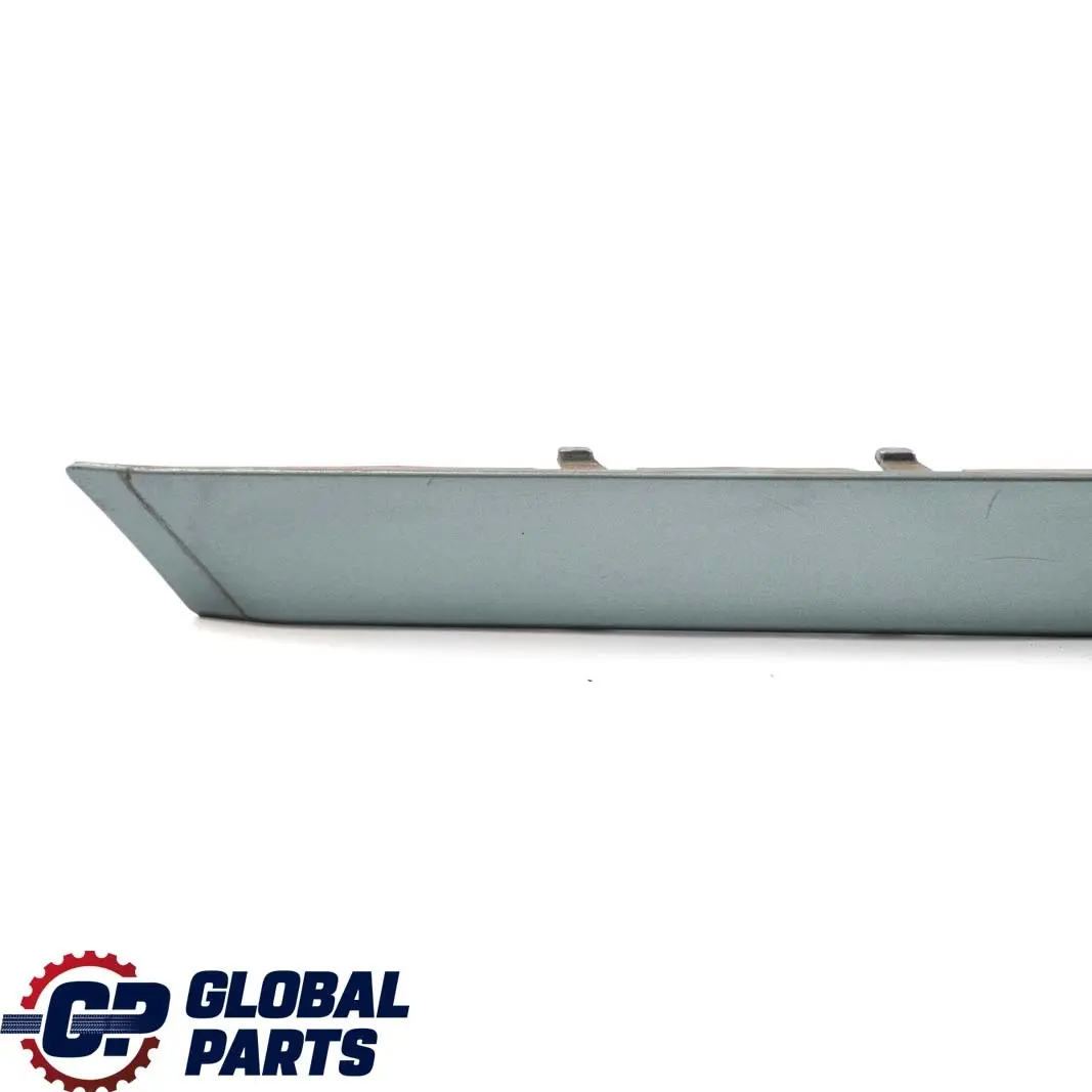 BMW 7 E65 E66 Front Bumper Guard Trim Strip Left N/S Schiefergruen Slate Green - SKU P0136458-SGM - Part number 0136458