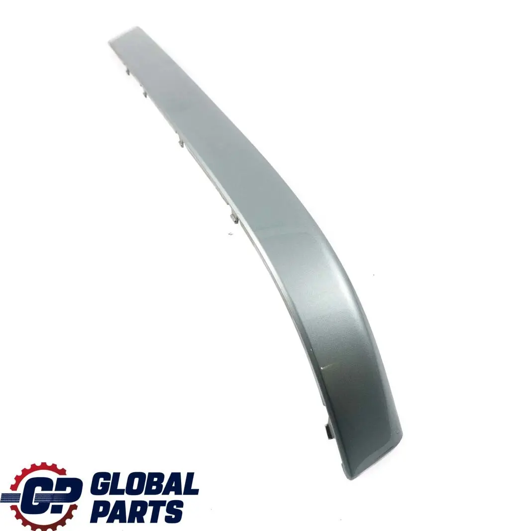 BMW 7 E65 E66 Front Bumper Guard Trim Strip Left N/S Schiefergruen Slate Green - SKU P0136458-SGM - Part number 0136458