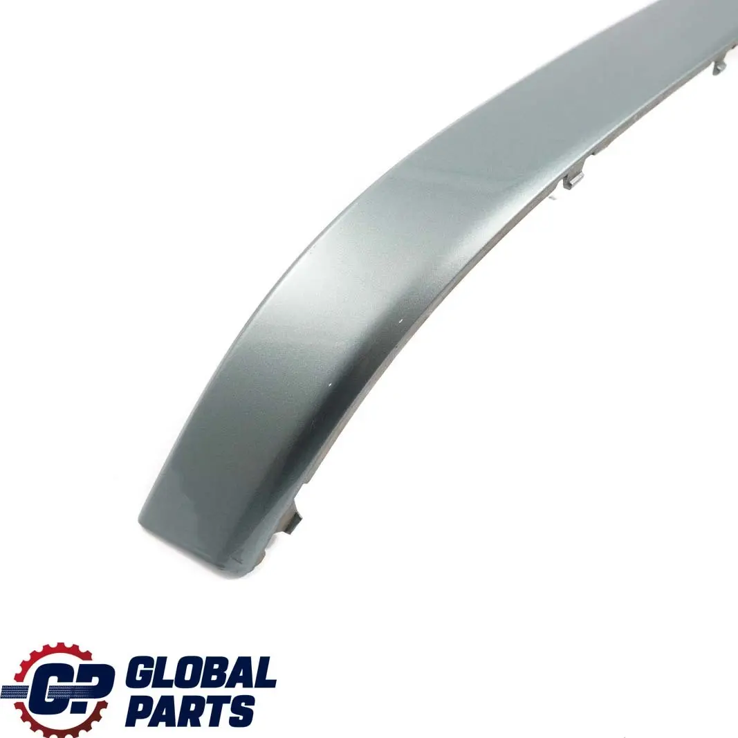 BMW 7 E65 E66 Front Bumper Guard Trim Strip Left N/S Schiefergruen Slate Green - SKU P0136458-SGM - Part number 0136458