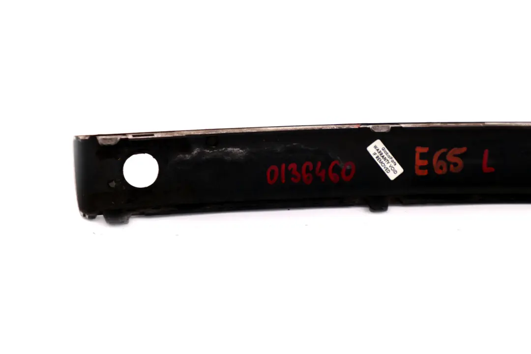 Bumper Guard Strip Front Left N/S Titansilber Silver to BMW 7 Series E65 E66 with Part number 0136460 BMW 7 Series E65 E66 Bumper Guard Strip Front Left N/S Titansilber Silver - SKU P0136460-TS - Part number 0136460