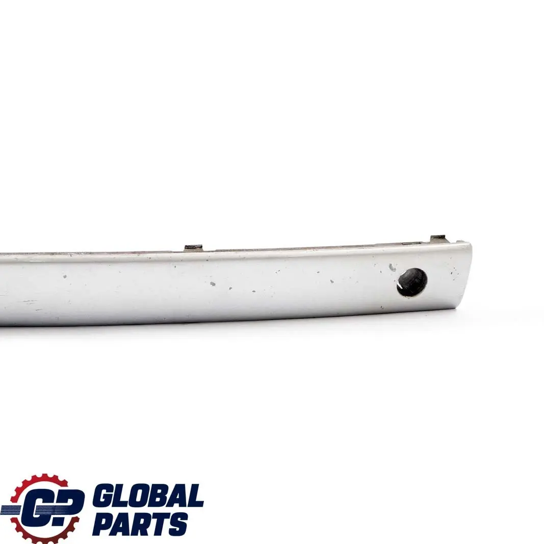 BMW 7 Series E65 E66 1 Bumper Guard Strip Front Left N/S Titansilber Silver 354 - SKU P0136460-TS1 - Part number 0136460
