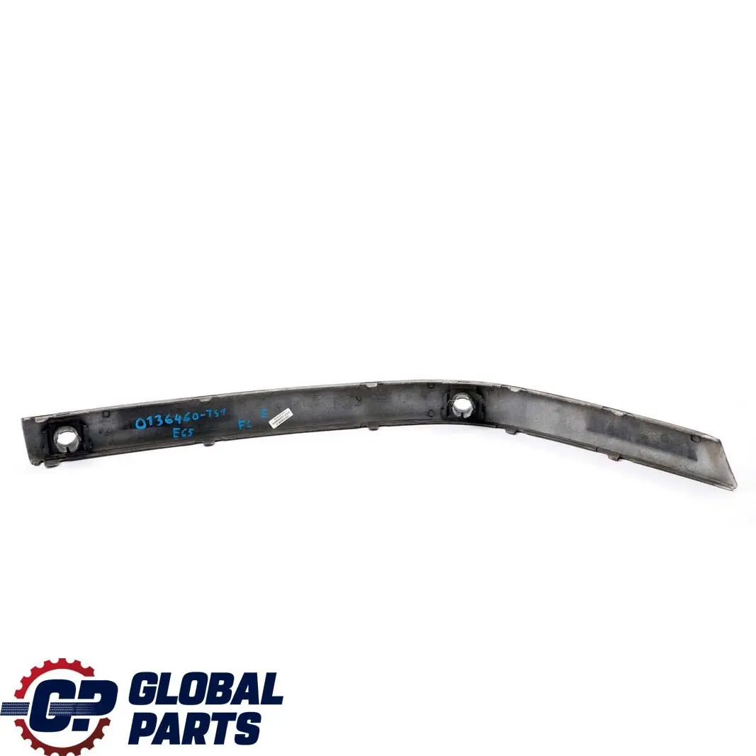 BMW 7 Series E65 E66 1 Bumper Guard Strip Front Left N/S Titansilber Silver 354 - SKU P0136460-TS1 - Part number 0136460