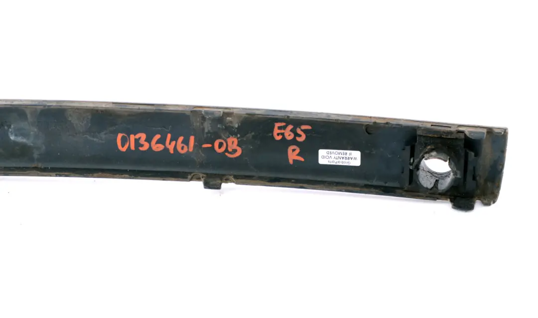 BMW 5 Series E65 E66 Bumper Guard Strip Front Right O/S Orientblau - SKU P0136461-OB - Part number 0136461