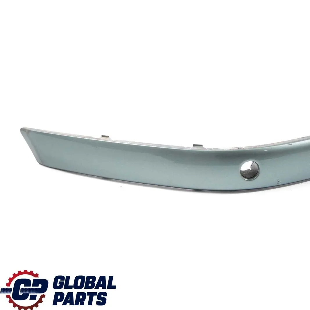 Front Right O/S Bumper Guard Strip Schiefergruen Slate Green 449 to BMW 7 E65 E66 with Part number 0136461 BMW 7 E65 E66 Front Right O/S Bumper Guard Strip Schiefergruen Slate Green 449 - SKU P0136461-SGM - Part number 0136461