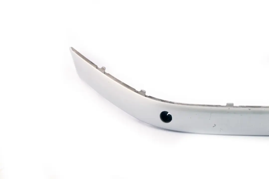 BMW 5 Series E65 E66 Bumper Guard Strip Front Right O/S Titansilber Silver - SKU P0136461-TS - Part number 0136461