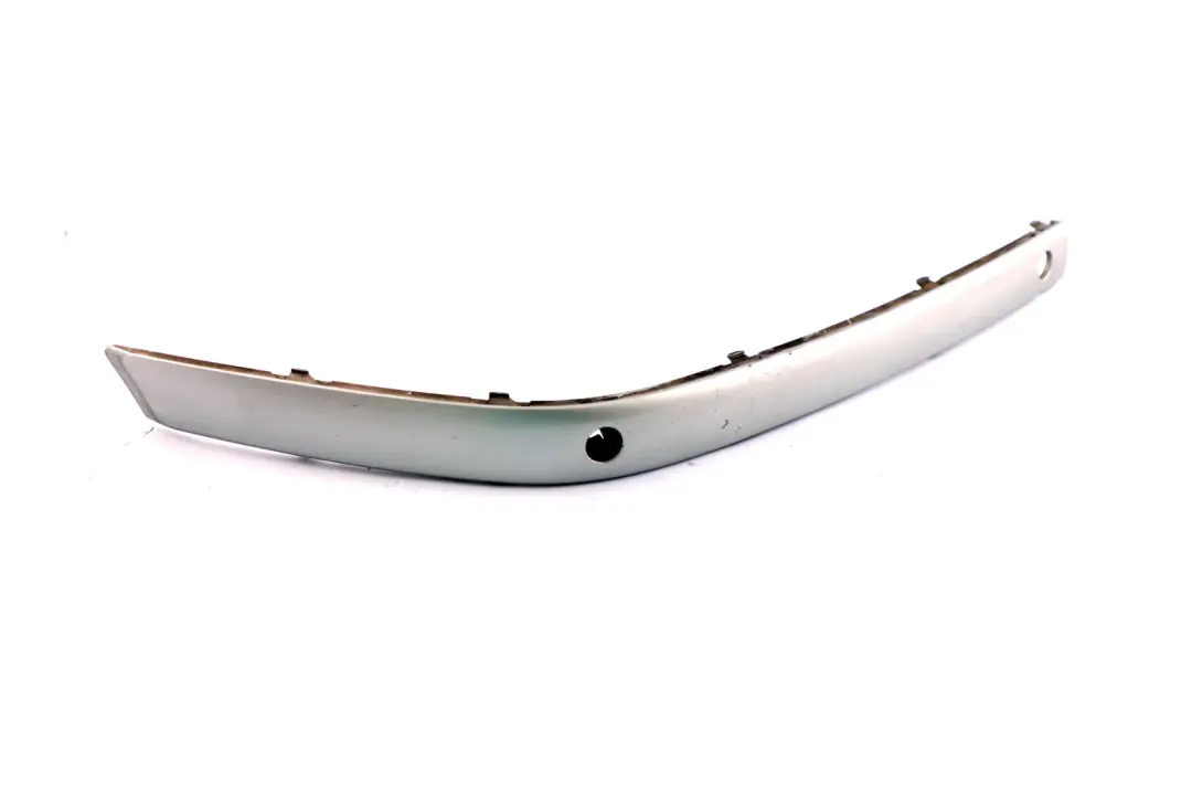 BMW 5 Series E65 E66 Bumper Guard Strip Front Right O/S Titansilber Silver - SKU P0136461-TS - Part number 0136461