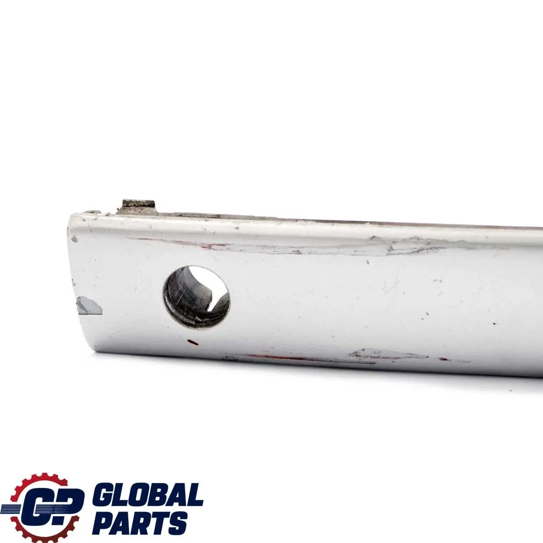 Bumper Guard Strip Front Right O/S Titansilber Silver 354 to BMW 7 Series E65 E66 with Part number 0136461 BMW 7 Series E65 E66 Bumper Guard Strip Front Right O/S Titansilber Silver 354 - SKU P0136461-TS1 - Part number 0136461