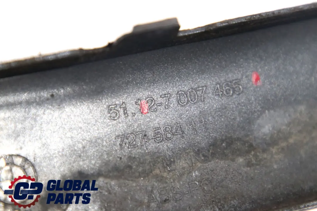 BMW 7 Series E65 E66 Rear Bumper Guard Strip Centre PDC Sterlinggrau - SKU P0136750-STG - Part number 7007465