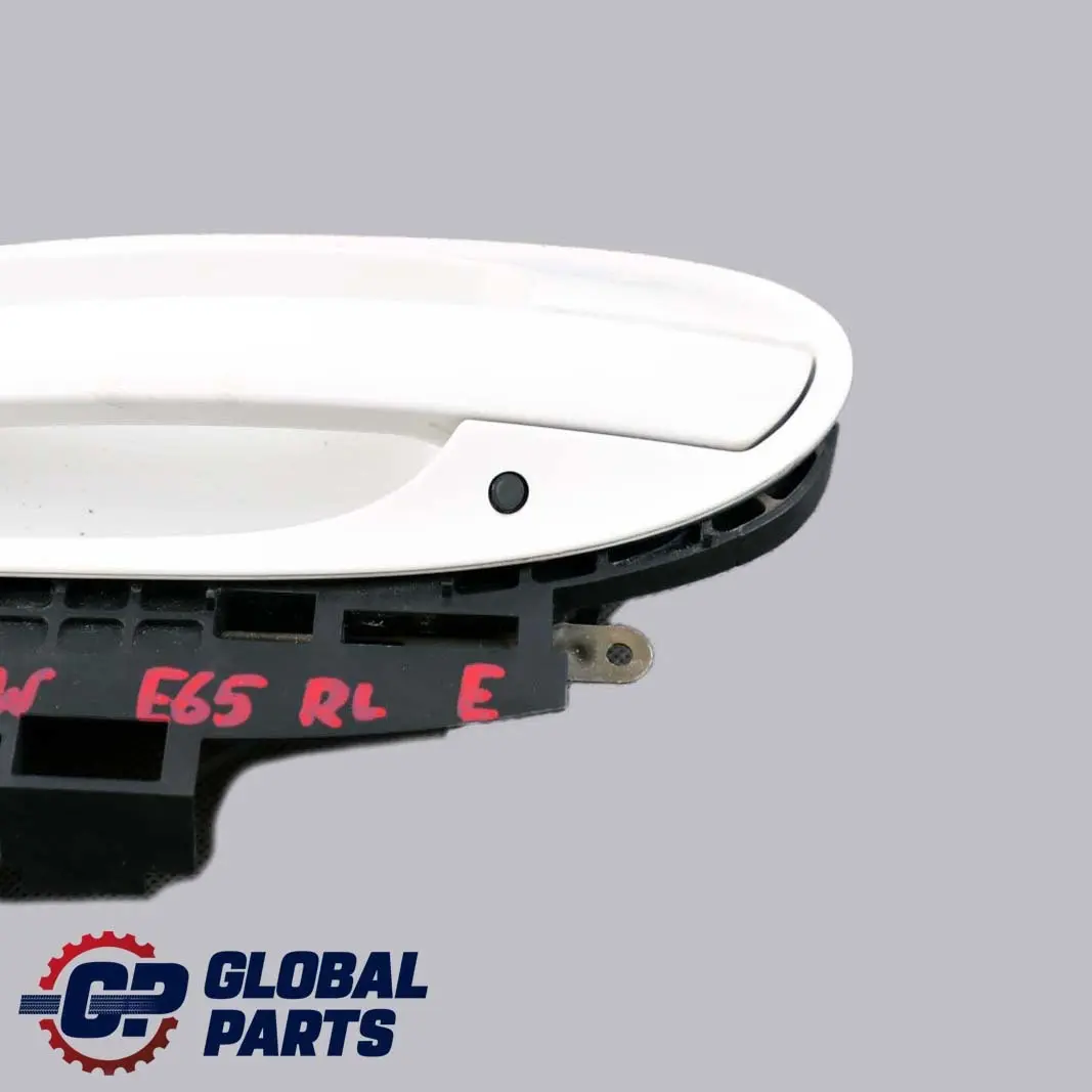 Left Grab Handle Door Opener N/S Alpinweiss White 300 to BMW 7 Series E65 E66 Rear with Part number 0140535 BMW 7 Series E65 E66 Rear Left Grab Handle Door Opener N/S Alpinweiss White 300 - SKU P0140535-AW - Part number 0140535