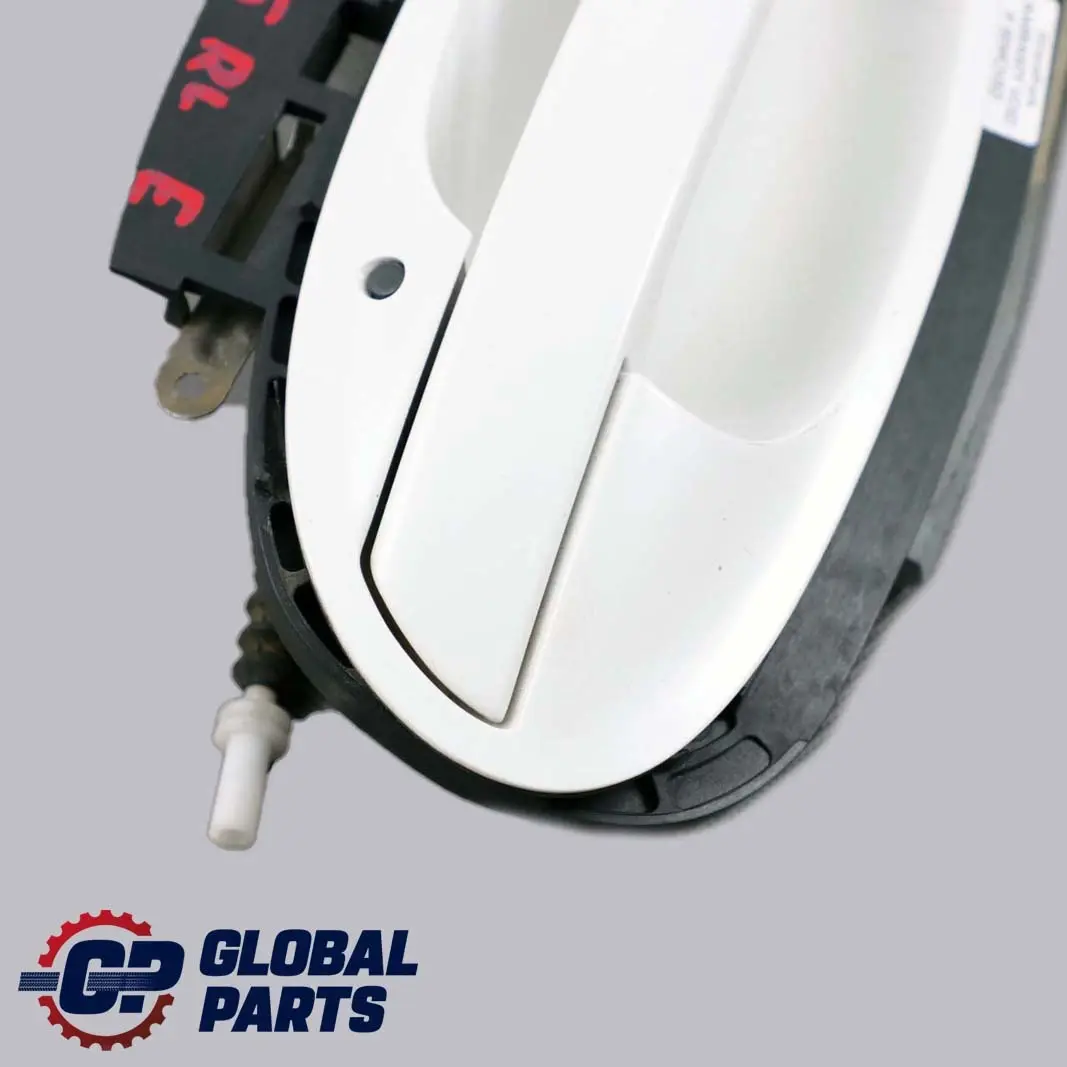 BMW 7 Series E65 E66 Rear Left Grab Handle Door Opener N/S Alpinweiss White 300 - SKU P0140535-AW - Part number 0140535