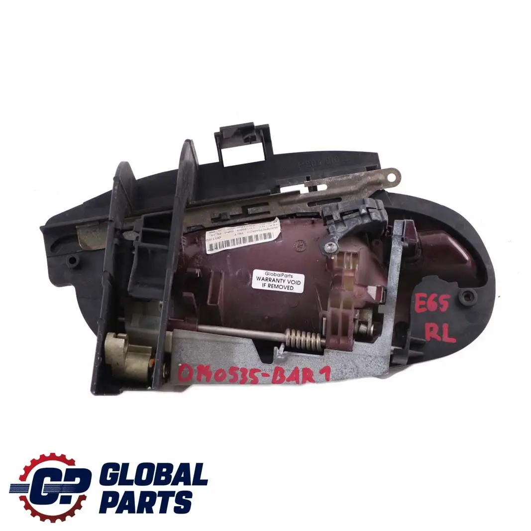 Left Grab Handle Door Opener N/S Barberarot Red A39 to BMW 7 Series E65 E66 Rear with Part number 0140535 BMW 7 Series E65 E66 Rear Left Grab Handle Door Opener N/S Barberarot Red A39 - SKU P0140535-BAR1 - Part number 0140535