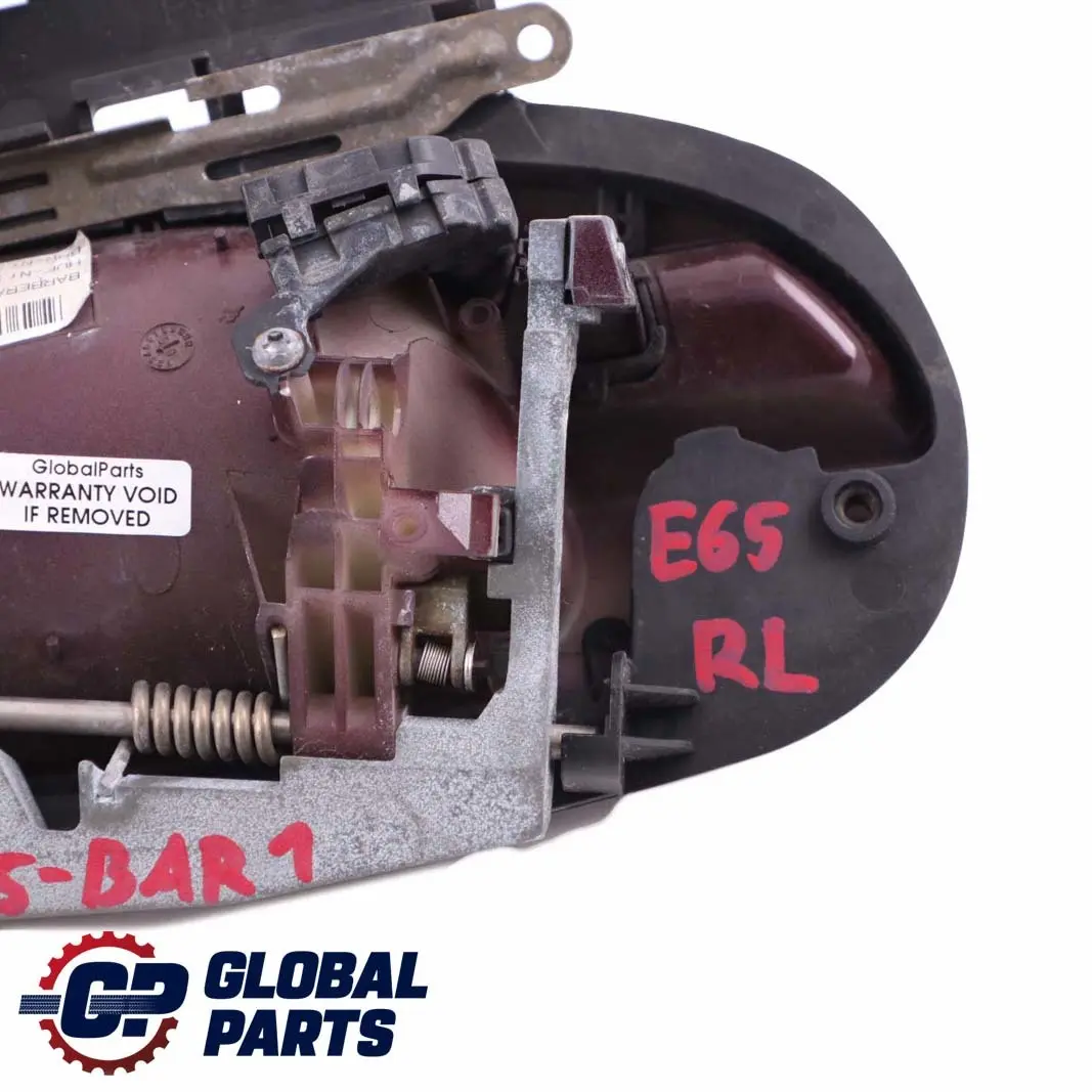 Left Grab Handle Door Opener N/S Barberarot Red A39 to BMW 7 Series E65 E66 Rear with Part number 0140535 BMW 7 Series E65 E66 Rear Left Grab Handle Door Opener N/S Barberarot Red A39 - SKU P0140535-BAR1 - Part number 0140535