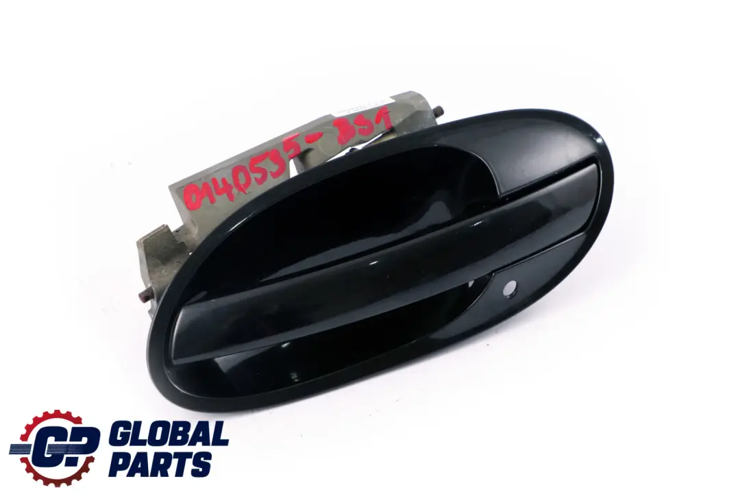 BMW 7 Series 1 E65 E66 Rear Left Grab Handle Door Opener N/S Black Sapphire 475 - SKU P0140535-BS1 - Part number 0140535