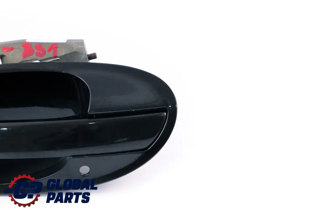 BMW 7 er E65 E66 Träger Türaussengriff Hinten Links Black Sapphire Schwarz 47 - SKU P0140535-BS1 - Teilenummer 0140535