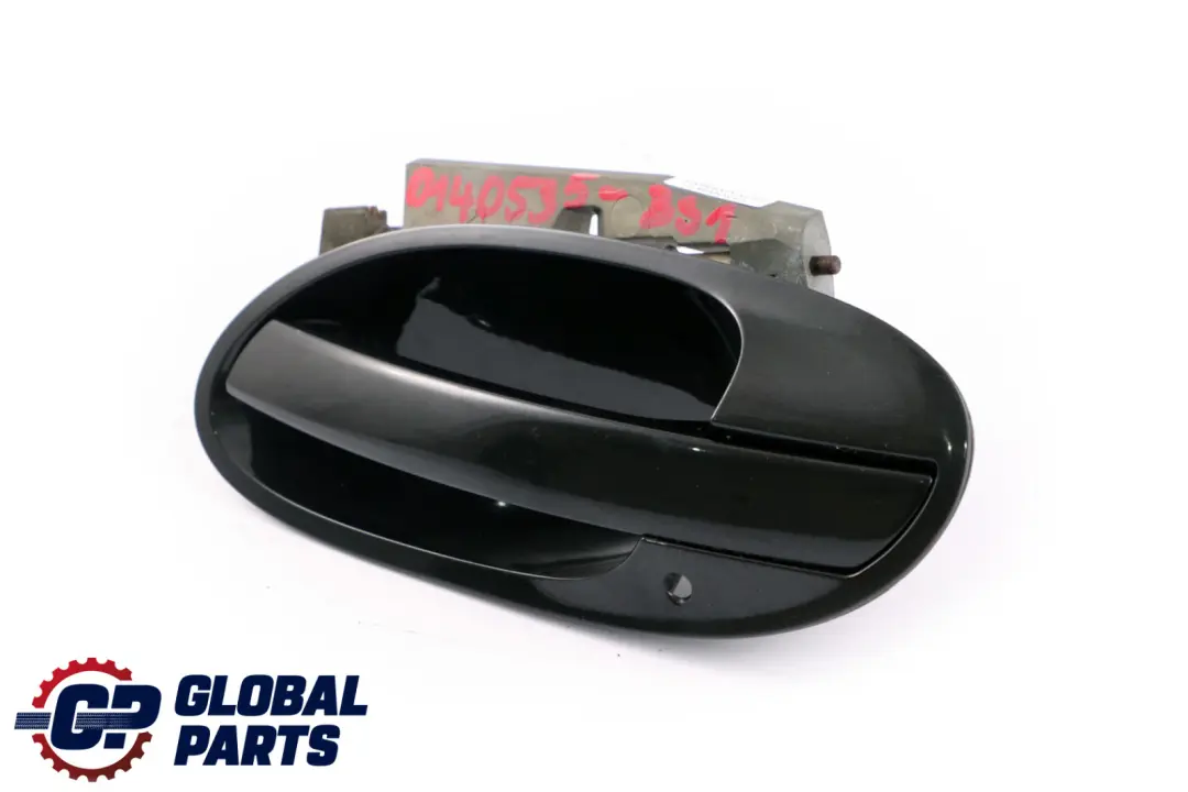 BMW 7 Series 1 E65 E66 Rear Left Grab Handle Door Opener N/S Black Sapphire 475 - SKU P0140535-BS1 - Part number 0140535