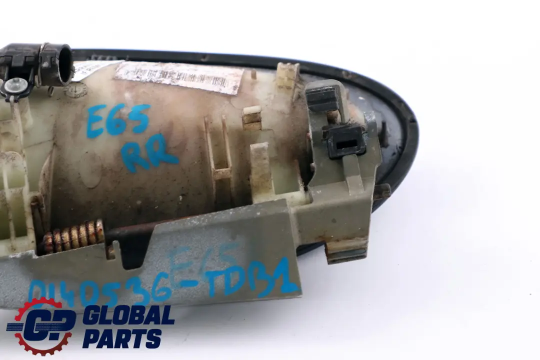 Complete Rear Right Grab Handle O/S Toledoblau Blue 482 to BMW 7 Series 1 E65 E66 with Part number 0140536 BMW 7 Series 1 E65 E66 Complete Rear Right Grab Handle O/S Toledoblau Blue 482 - SKU P0140536-TDB1 - Part number 0140536