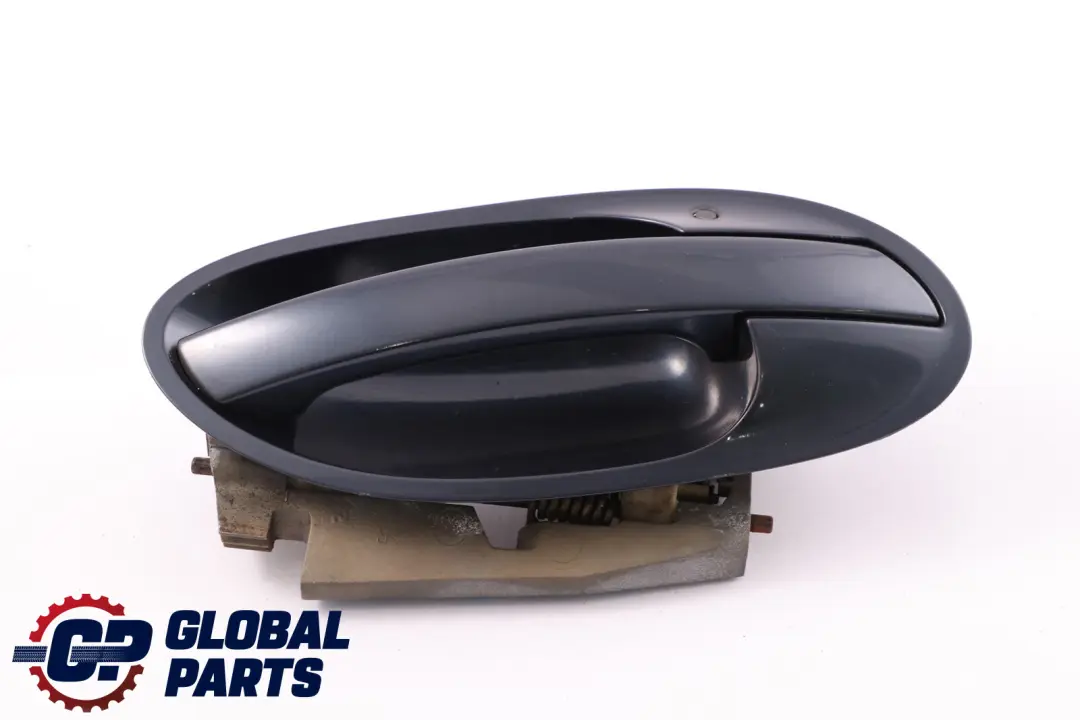 BMW 7 Series 1 E65 E66 Complete Rear Right Grab Handle O/S Toledoblau Blue 482 - SKU P0140536-TDB1 - Part number 0140536