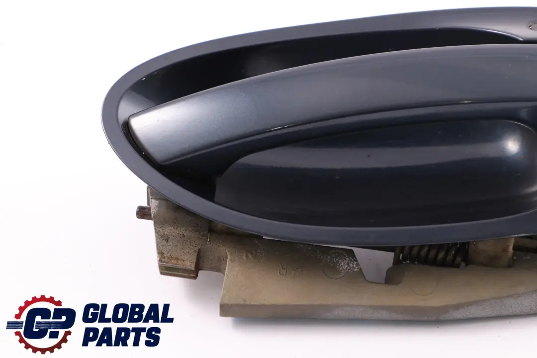 BMW 7 Series 1 E65 E66 Complete Rear Right Grab Handle O/S Toledoblau Blue 482 - SKU P0140536-TDB1 - Part number 0140536
