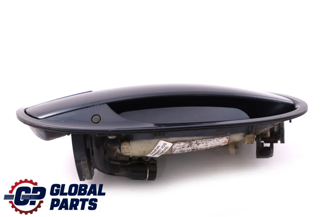 BMW 7 Series 1 E65 E66 Complete Rear Right Grab Handle O/S Toledoblau Blue 482 - SKU P0140536-TDB1 - Part number 0140536