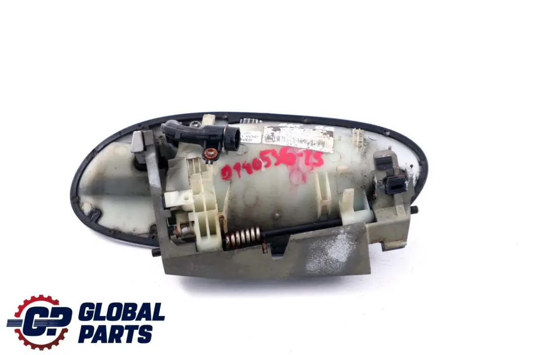 BMW 7 Series E65 E66 Complete Rear Right Grab Handle O/S Titansilber Silver - SKU P0140536-TS - Part number 0140536