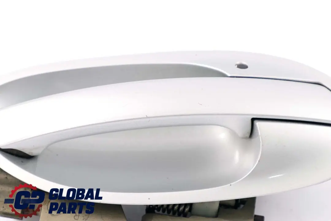 BMW 7 Series E65 E66 Complete Rear Right Grab Handle O/S Titansilber Silver - SKU P0140536-TS - Part number 0140536