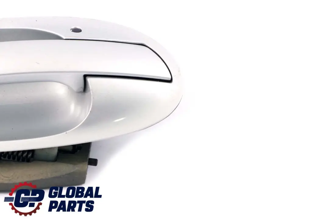 BMW 7 Series E65 E66 Complete Rear Right Grab Handle O/S Titansilber Silver - SKU P0140536-TS - Part number 0140536